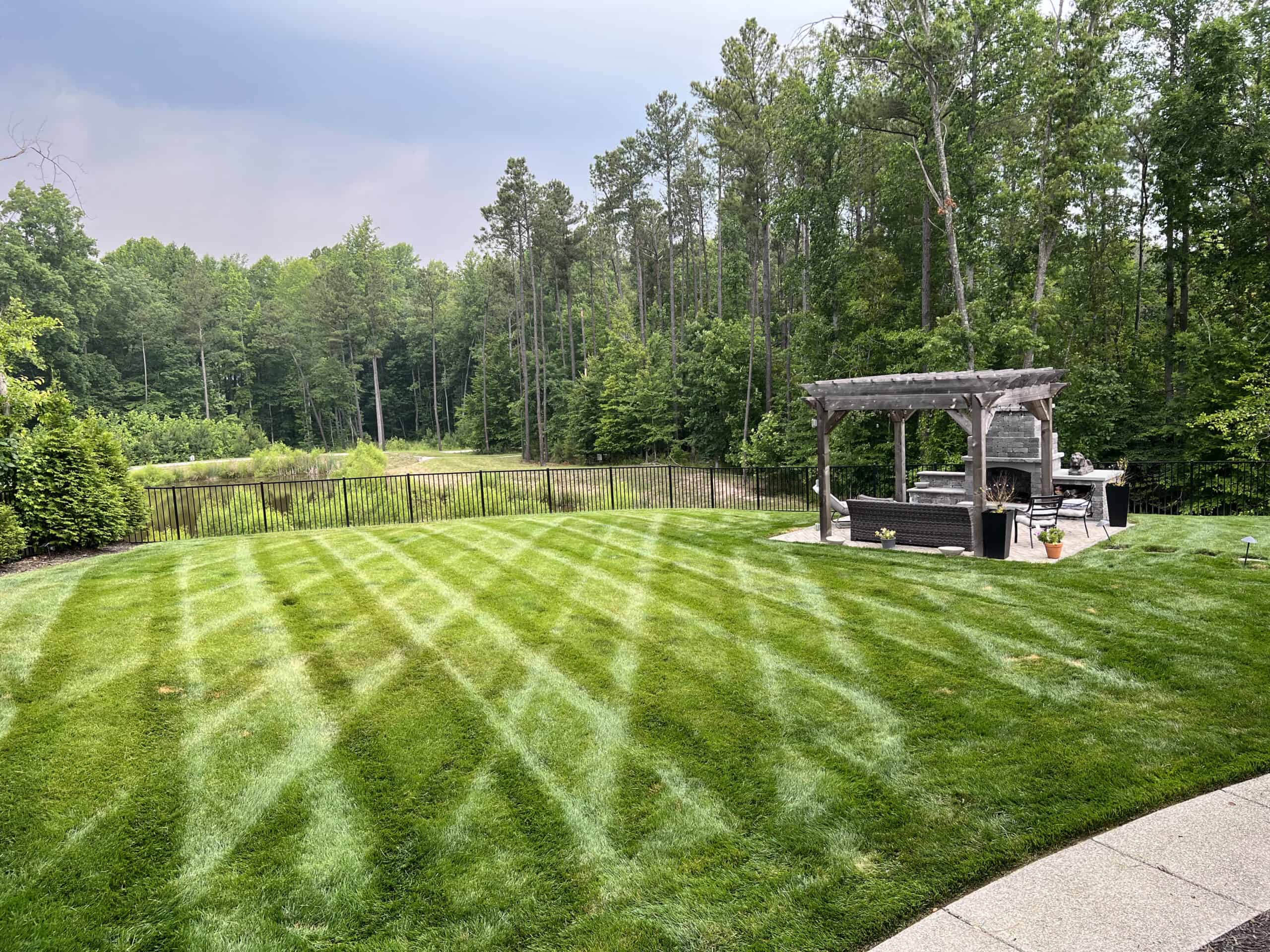 Aeration is crucial regardless of the lawn or community size in Virginia