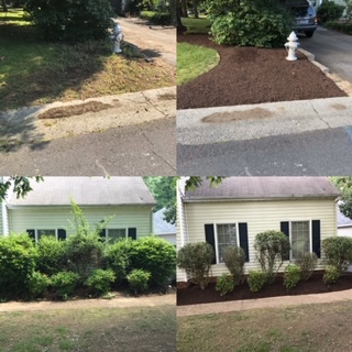 Turn your property into a neighborhood focal point with mulch